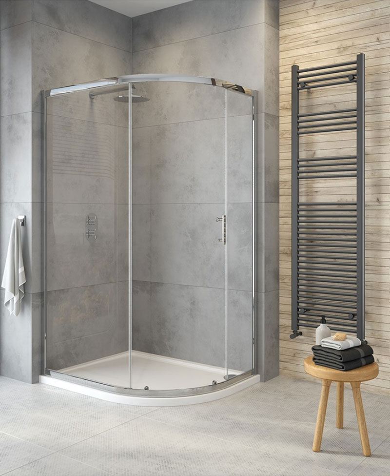 Sonas City+ Offset Quadrant Single Door Shower Door